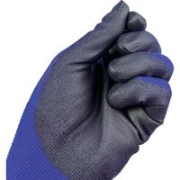 WINCESS ウレタン背抜き手袋 タッチパネル対応 極薄フィットタイプ S (10双入) PE802D-S-10P 1袋(10双)（直送品）