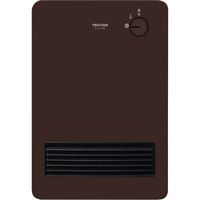 千住 TEKNOS セラミックファンヒーター TS-1271(DB) 1セット(4台) 686-1440（直送品）