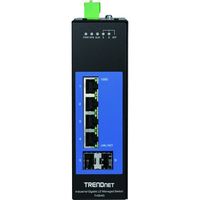 TRENDnet 6ポート 産業用ギガビットL2マネージドDINレールスイッチ TIーG642i 1個 685-0322（直送品）