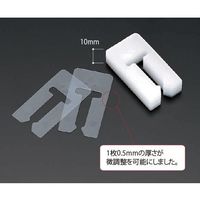 フクビ化学工業 FUKUVI 樹脂製 隙間調整スペーサー SUS10H 1セット(25袋) 685-6935（直送品）