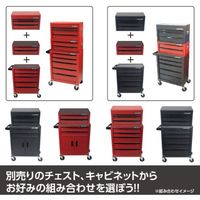 ワールドツール アストロプロダクツ AP ミニキャビネット5段マットブラックRC193 2003000011937 1台 685-2234（直送品）