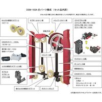 コンセック Hakken 樹脂プーリGX本体組 φ250 RGP-GX-250 1個 688-1015（直送品）