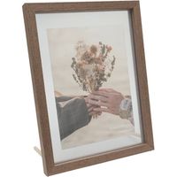 富士フイルム フジカラー 写真フレーム フロティフレーム 2L ブラウン FLOATYFRAME2LBR 1枚 689-7569（直送品）