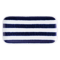 【アウトレット】【Goエシカル】訳あり ＜メーカー再検品済・B級品＞西海陶器 藍染十草 長角皿 B32569 1箱（5枚入）