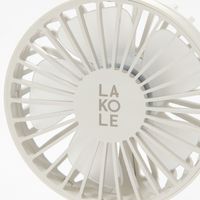 2WAYスタンド付きBIGハンディファン アイボリー LAKOLE/ラコレ