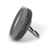 2WAYビックファン チャコール LAKOLE/ラコレ