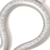 【LAKOLE/ラコレ】 アイスネックリング(L) シルバー