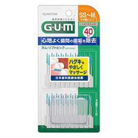 ガム ソフトピック SS～M 無香料 1セット（40本入×3個） サンスター GUM 歯間ブラシ 歯間ケア ゴムタイプ SS S M