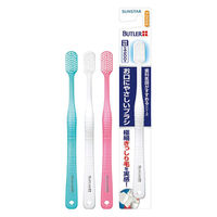 バトラー お口にやさしいブラシ やわらかめ 1セット（6本） サンスター BUTLER 歯ブラシ 幅広 ワイド 極細毛 ハブラシ はぶらし