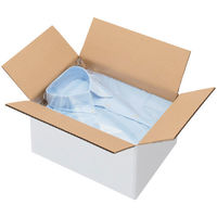 【底面A4】【80サイズ】 白ダンボール A4×高さ190mm 1梱包（10枚入）（わけあり品）