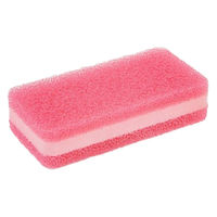 キッチンスポンジ 泡立ちますポンジ 抗菌 ピンク 日本製 1セット（1個×5）丸善化工