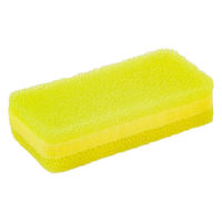 キッチンスポンジ 泡立ちますポンジ 抗菌 イエロー 日本製 1セット（1個×5）丸善化工