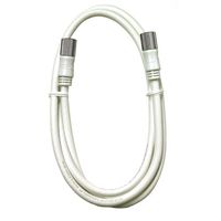 日本アンテナ テレビ接続ケーブル S4C 4K8K対応 スクリュープラグ 1m NA4NRSW1B 1個 685-2871（直送品）