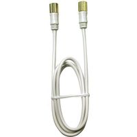 日本アンテナ テレビ接続ケーブル S2C 4K8K対応 スクリュープラグ 1m NA2GRSW1B 1個 685-2827（直送品）