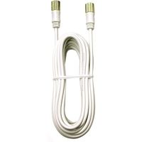 日本アンテナ テレビ接続ケーブル S2C 4K8K対応 スクリュープラグ 5m NA2GRSW5B 1個 685-2828（直送品）