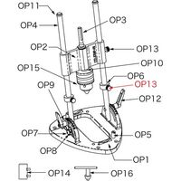 スターエム ドリルスタンドRULO 止めネジM5X10 50R-OP13 1個 685-2219（直送品）