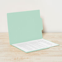 プラス 個別フォルダーラテラルA4ーEベーシック ブルー 87465 1枚（直送品）