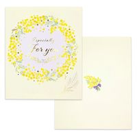 クローズ・ピン 二つ折り色紙 ミモザ SC16351 1冊