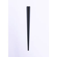 サンライフ 八角PBT箸 黒 23cm 10P 1セット(10膳)