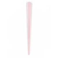 サンライフ 抗菌 彩り六角PBT箸 ピンク 23cm 10P 1セット(10膳)