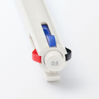 無印良品 書き味なめらかな３色ボールペン・シャープペン ０．５ｍｍ 黒・赤・青/０．５ｍｍ シャープ 良品計画