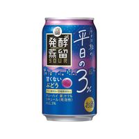 チューハイ タカラ 発酵蒸留サワー 平日の3% 〈ぶどう〉 缶 350ml 1ケース(24本)
