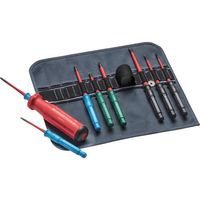 PB SWISS TOOLS PBスイスツールズ 差替式絶縁ドライバーセット 8本組 ロールバック入り 5219SU 1セット(8本)（直送品）