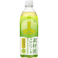 アサヒ飲料 三ツ矢素材派メロンソーダ 500ml 1セット（48本）
