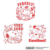 こどものかお スヌーピー浸透印スタンプ3個組B 4110554 1セット(3個組)×2（直送品）