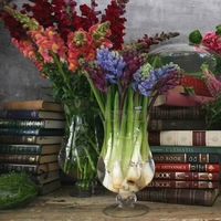 ダルトン 花瓶 ガラスベースE コンストリクション L 直径16.5×高さ30.5cm 414191 1個（直送品）