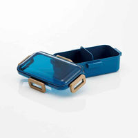 スケーター 弁当箱 抗菌ふわっと弁当箱 1段 530ml オーシャンブルー 426141 1個（直送品）