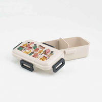 スケーター お弁当箱 抗菌ふわっと弁当箱 1段 530ml ハッピーゴーラッキー 431542 1個（直送品）