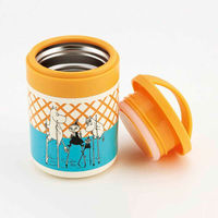 スケーター 弁当箱 300ml スープジャー 抗菌 保温保冷 デリカポット キャラクター ムーミンカラフル 433989 1個（直送品）