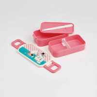 スケーター お弁当箱 抗菌タイトランチボックス 2段 600ml キャラクター ムーミンカラフル 435141 1個（直送品）