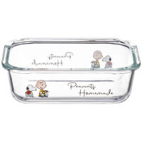 スケーター 保存容器 650ml ガラス保存容器 M 魔女の宅急便 スヌーピー スヌーピー水彩 444541 1個（直送品）