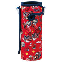 スケーター ペットボトルカバー 500ml用 ウェット生地ボトルカバー カーズ 448505 1個（直送品）