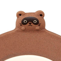 スケーター プレート 18cm TANUKI 陶器 461887 1個（直送品）