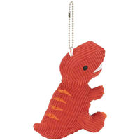 スケーター ぬいぐるみ マスコット キーホルダー ボールチェーン ディノサウルス ティラノサウルス 464802 1個（直送品）