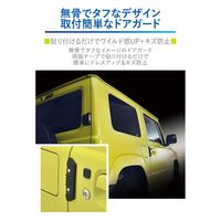 カーメイト ドアガード クロス Mサイズ 2個入り (R80) DZ-578 1箱（直送品）