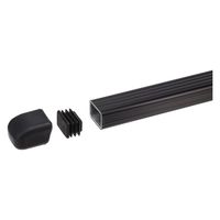 カーメイト スクエアバーセット 147cm INB147BK 1箱（直送品）