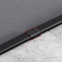 サンワサプライ  CA-KK22BK用ケーブルカバー（幅22mm、直線、ブラック） CA-KK22BKJ（直送品）