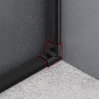 サンワサプライ  CA-KK22BK用ケーブルカバー（幅22mm、入角、ブラック） CA-KK22BKR（直送品）