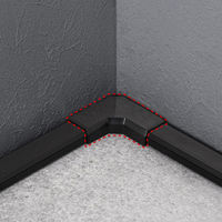 サンワサプライ  CA-KK22BK用ケーブルカバー（幅22mm、L型、ブラック） CA-KK22BKL（直送品）