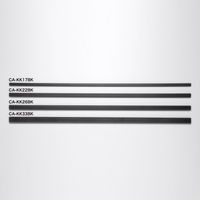 サンワサプライ  壁用ケーブルモール（幅22mm、角型、ブラック） CA-KK22BK（直送品）