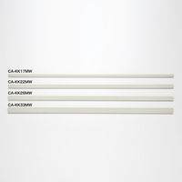 サンワサプライ  壁用ケーブルモール（幅22mm、角型、ミルキーホワイト） CA-KK22MW（直送品）
