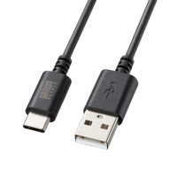 サンワサプライ  USB 2.0 Type-Cケーブル（C-A・2m・ブラック） KU-CA20BK（直送品）