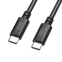 サンワサプライ  USB 2.0 Type-Cケーブル（PD60Ｗ・3m・ブラック） KU-CCP6030BK（直送品）