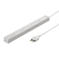 サンワサプライ  スリムタップ（1m） TAP-SLIM8N-1（直送品）