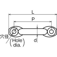 浅野金属工業 アイストラップ/5 AK3010 1個（直送品）