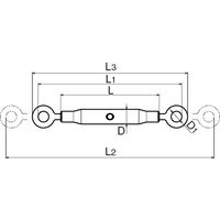 浅野金属工業 パイプターンバックルオーフ/25 AK2527 1個（直送品）